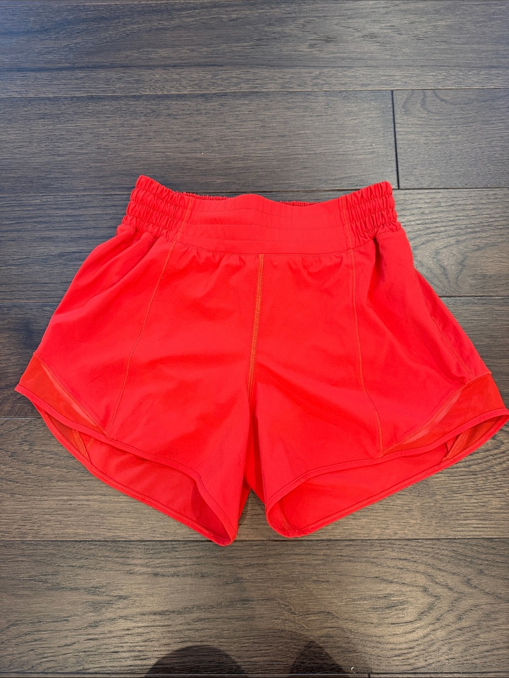 Lululemon Hotty Hot High Rise Lined Shorts 4” Lit Orange Size 4 - P22